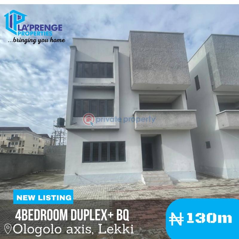 4 bedroom Terraced Duplex For Sale Ologolo Axis Ologolo Lekki Lagos - 0