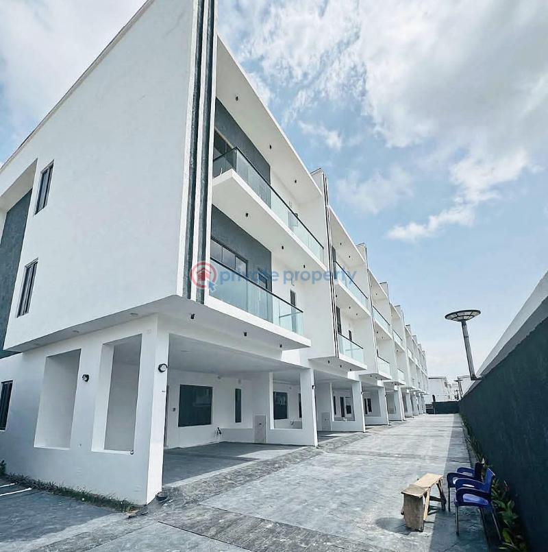 Spaciously built 4-bedroom terrace duplex - 1 4 bedroom Terraced Duplex For Sale Ikate Elegushi Lekki Lagos - 1
