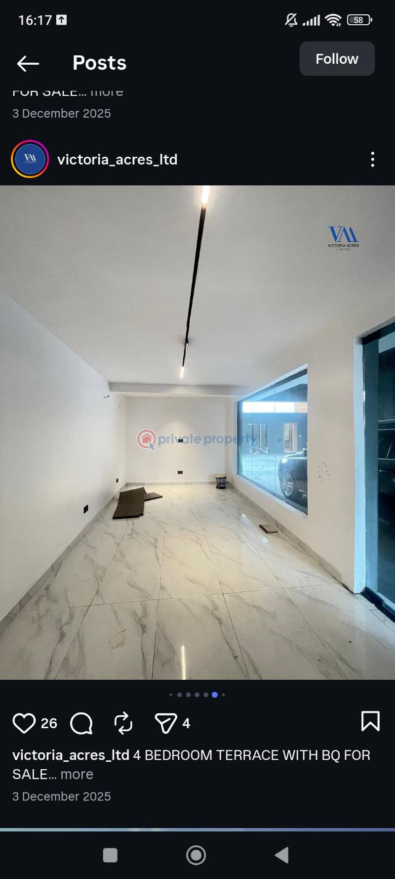 4 bedroom Terraced Duplex For Sale Lekki Phase 1 Lagos - 8
