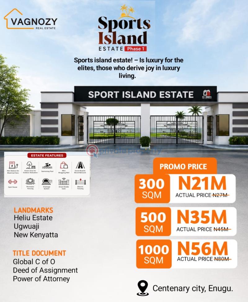Residential Land For Sale Centenary City Enugu Suburb Enugu Area 