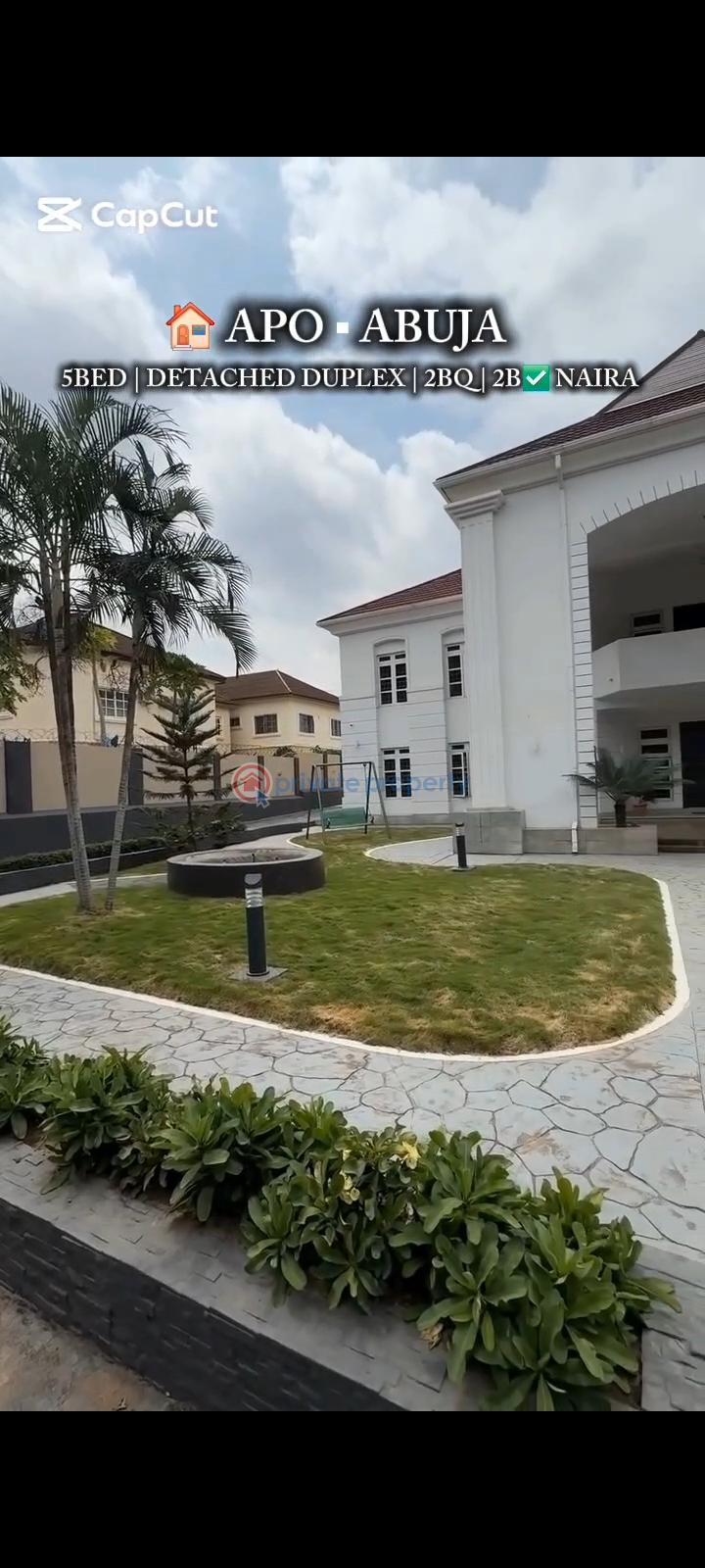6 bedroom Detached Duplex For Sale Apo Legislative Quarters Apo Abuja Phase 2  - 1