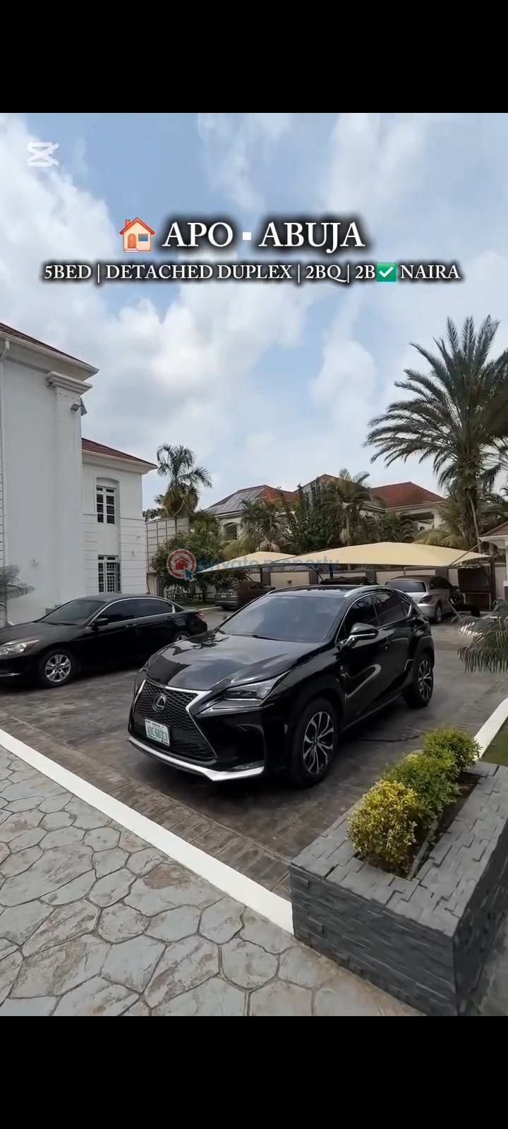 6 bedroom Detached Duplex For Sale Apo Legislative Quarters Apo Abuja Phase 2  - 2