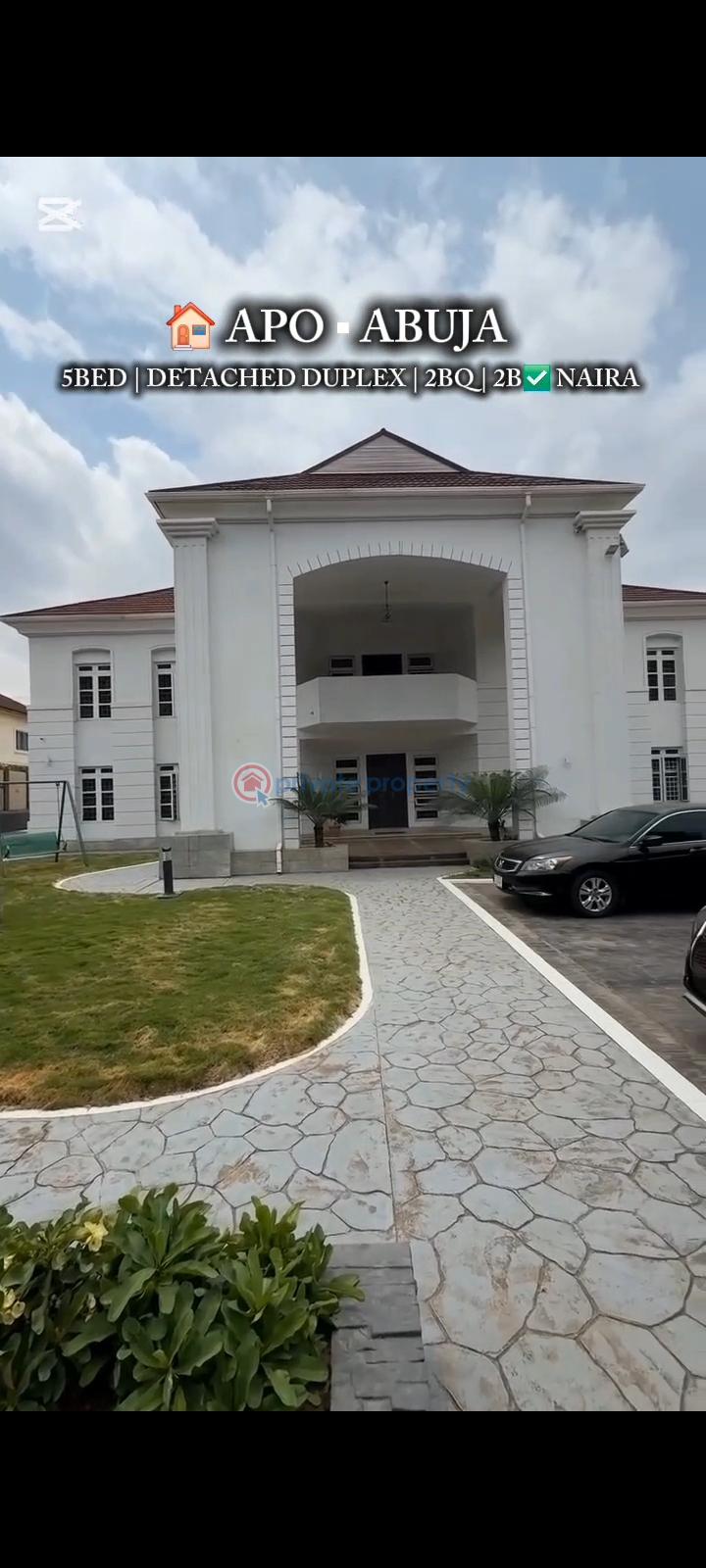 6 bedroom Detached Duplex For Sale Apo Legislative Quarters Apo Abuja Phase 2  - 0