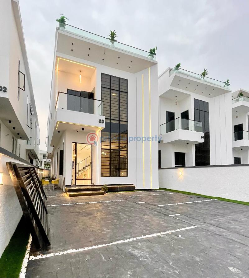Standard luxury 5 bed detached duplex with swimming pool and bq for sale - 1 5 bedroom Detached Duplex For Sale Chevron Lekki Lekki Lagos - 1