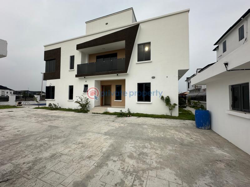 Stunning 4 bedroom house with swimming pool in royal gardens estate, lekki - 1 4 bedroom House For Sale Along Lekki Expressway Lagos - 1