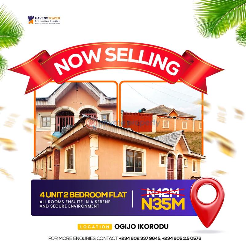 Block Of Flats For Sale Ogijo Ikorodu Lagos