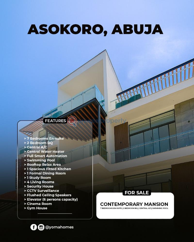 7 bedroom Detached Duplex For Sale Asokoro, Abuja Asokoro Abuja Phase 1  - 9