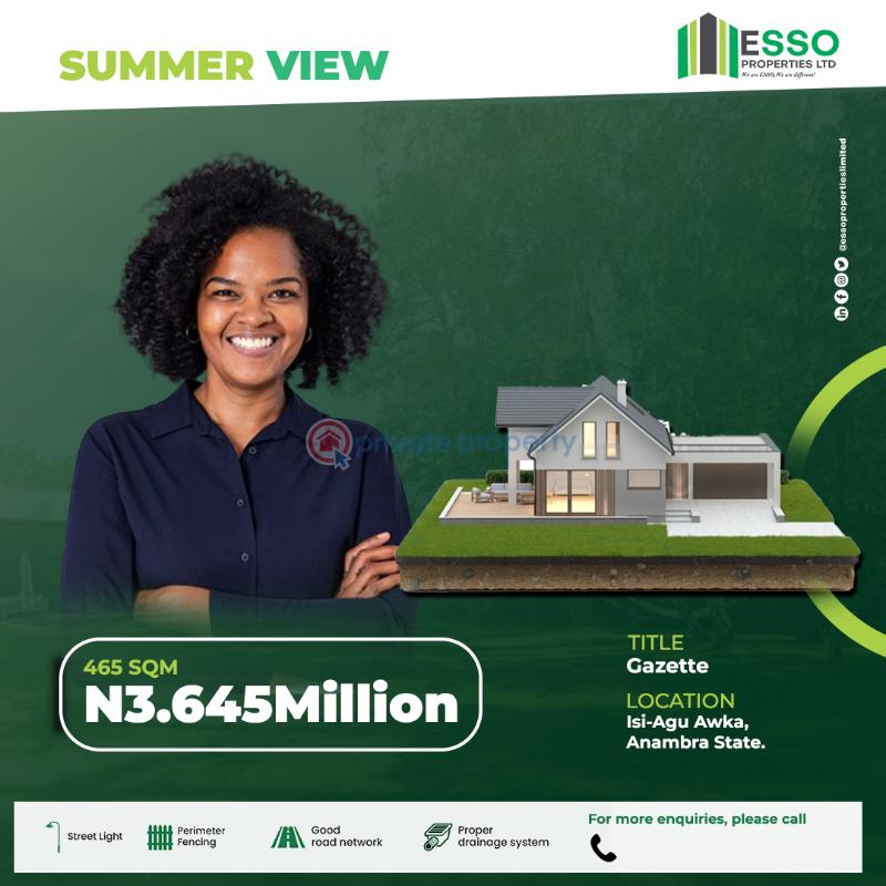 For sale Land St. Michael's Catholic Church, Opposite Umuawulu Village