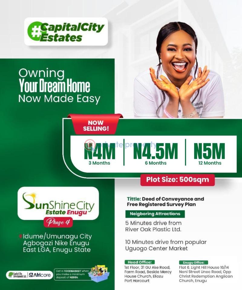 Residential Land For Sale Umunagu City Agbogazi Enugu State Enugu Suburb Enugu Area 