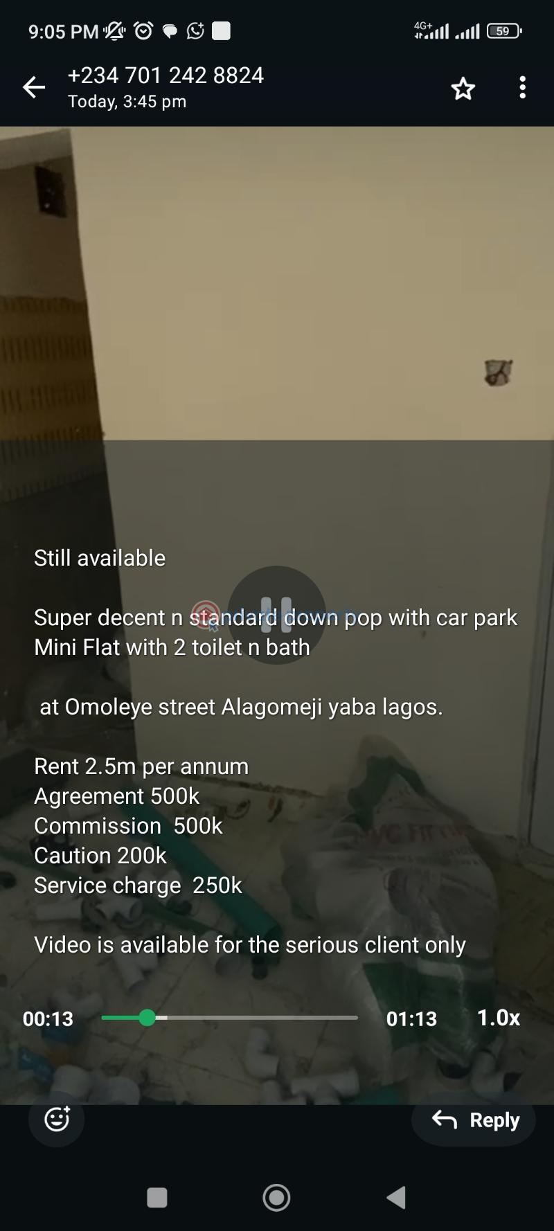 1 bedroom Mini Flat For Rent Omoyele Street Alagomeji Yaba Alagomeji Yaba Lagos - 0