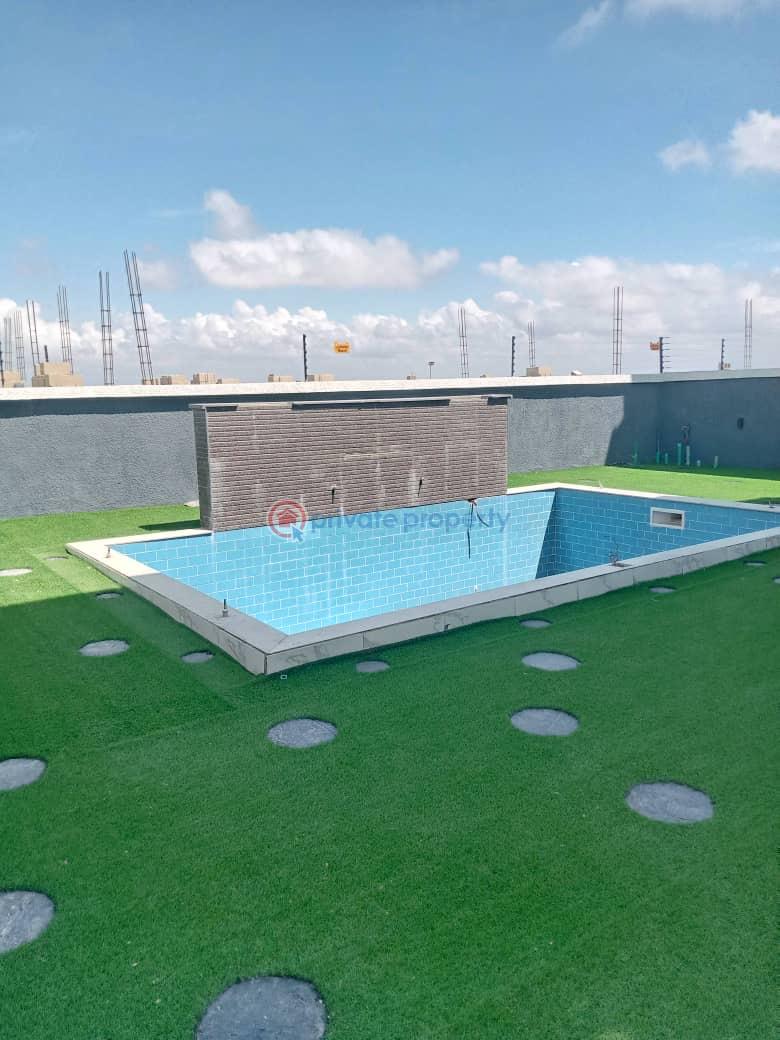 Super smart 5 bedroom detached duplex with olympic  size of swimming pool for sale - 3 5 bedroom Duplex For Sale Ajah Lagos - 3