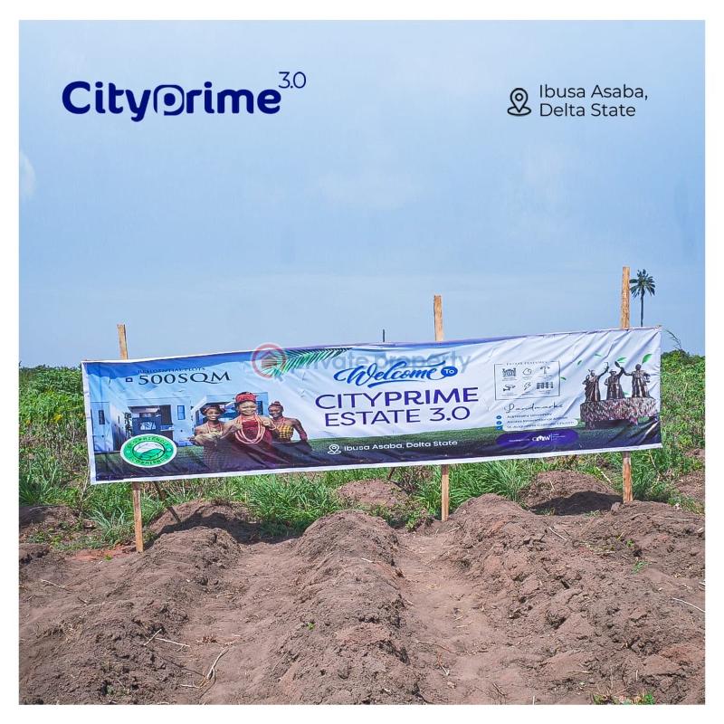 Residential Land For Sale City Prime Estate Located At Ibusa 100% Dry Land Oshimili Delta - 2