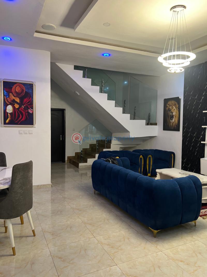 Sweet and luxury duplex - 12 4 bedroom Semi detached Duplex For Rent Bakare Estate/chevron Agungi Lekki Lagos - 12