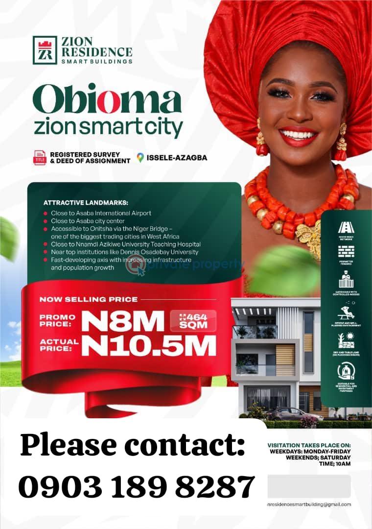 Mixed use Land For Sale Issele Azagba, Asaba, Delta State Aniocha Delta