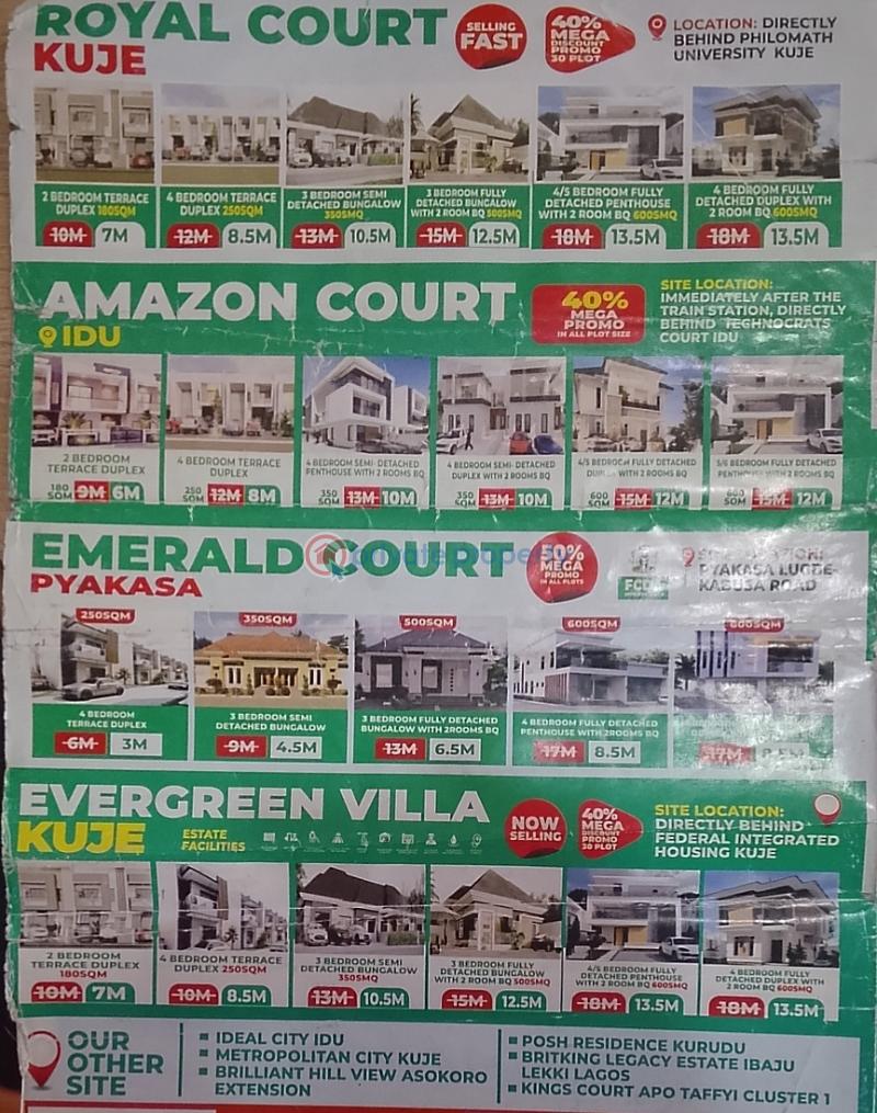 2 bedroom Residential Land For Sale Estate Plot Kuje Abuja Phase 4  - 0