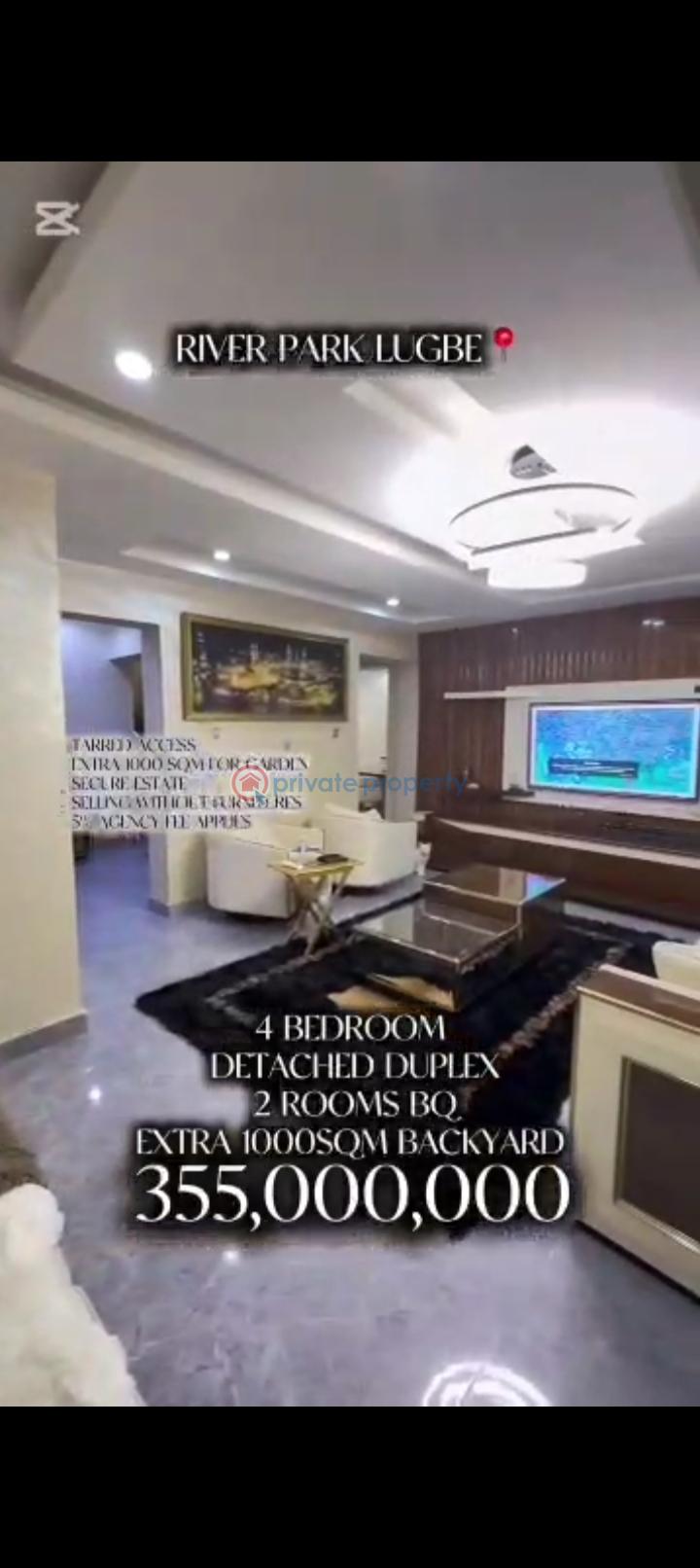 4 bedroom Detached Duplex For Sale River Park Lugbe Lugbe Abuja Phase 4  - 4