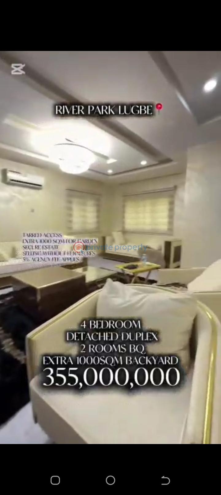 4 bedroom Detached Duplex For Sale River Park Lugbe Lugbe Abuja Phase 4  - 1