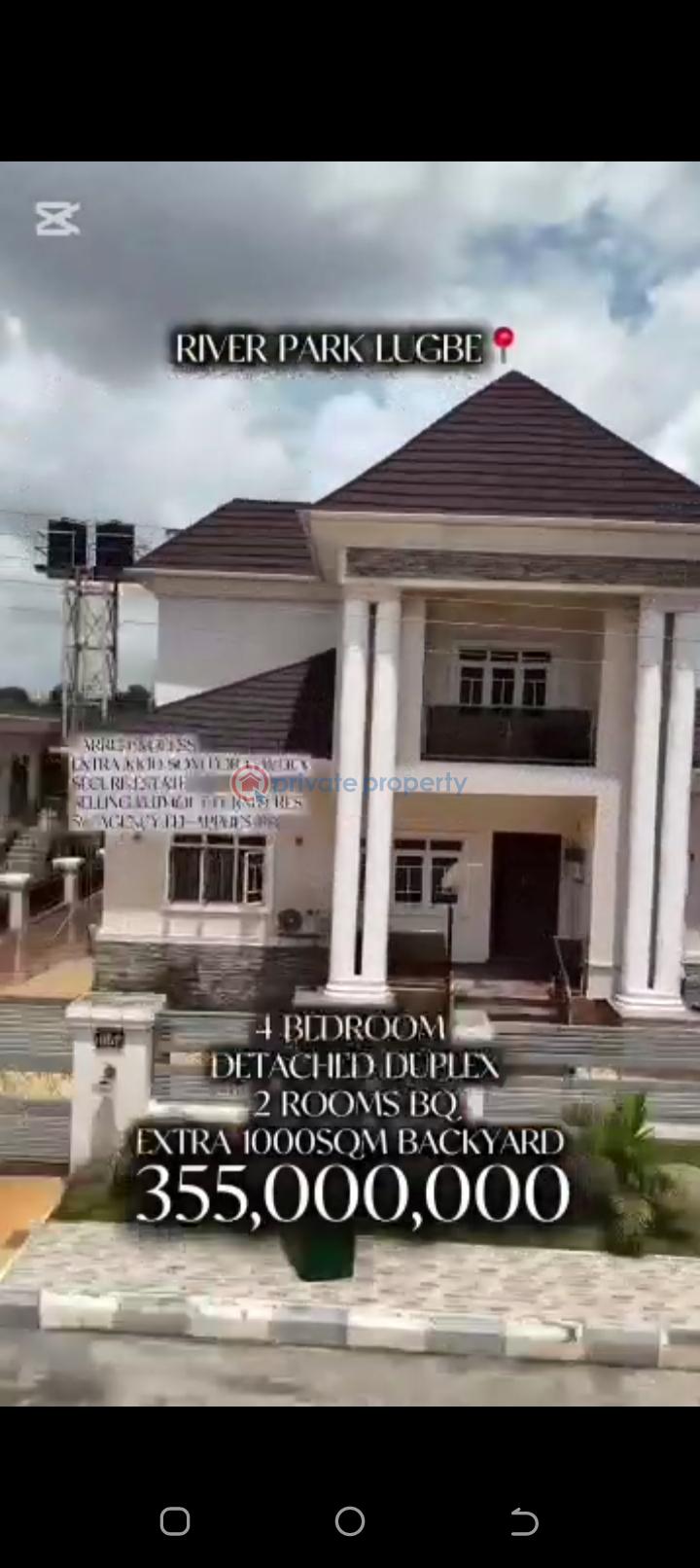 4 bedroom Detached Duplex For Sale River Park Lugbe Lugbe Abuja Phase 4  - 0