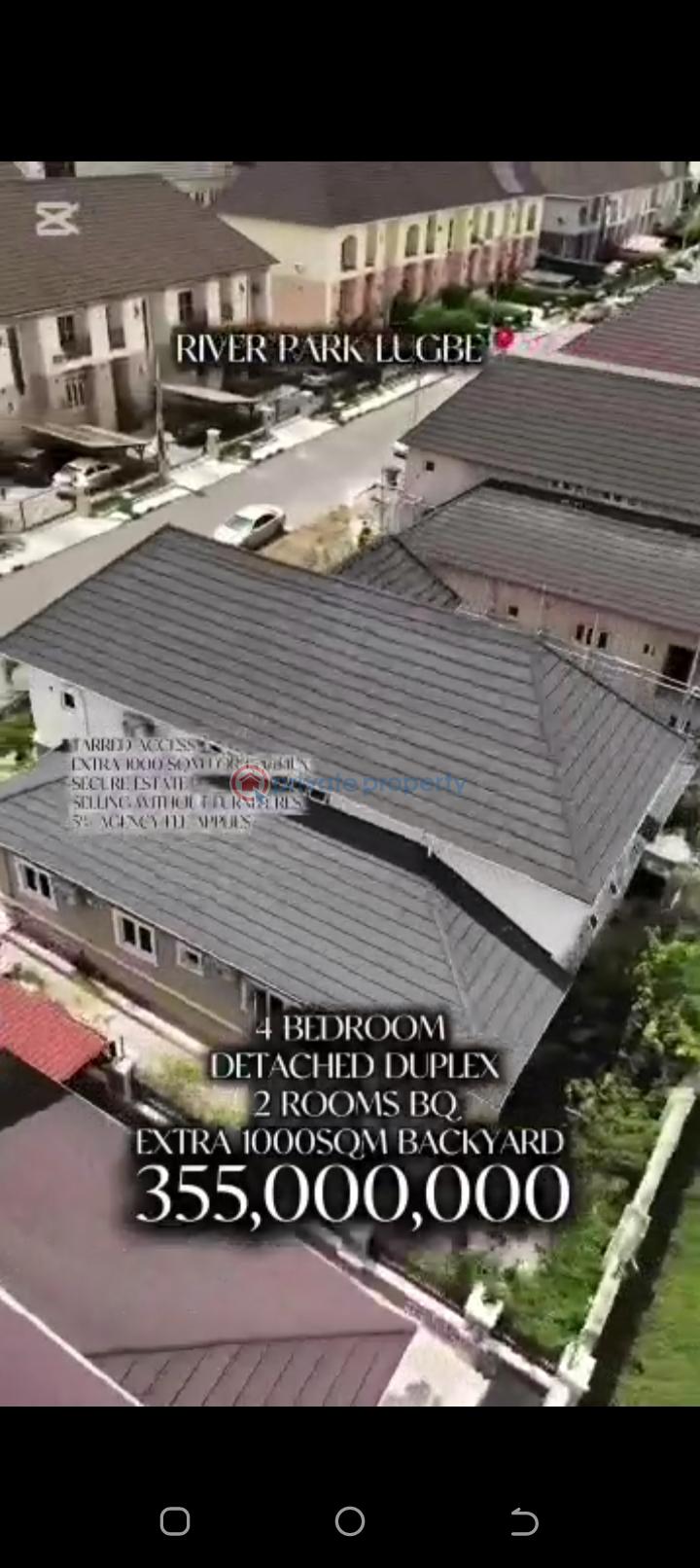 4 bedroom Detached Duplex For Sale River Park Lugbe Lugbe Abuja Phase 4  - 3
