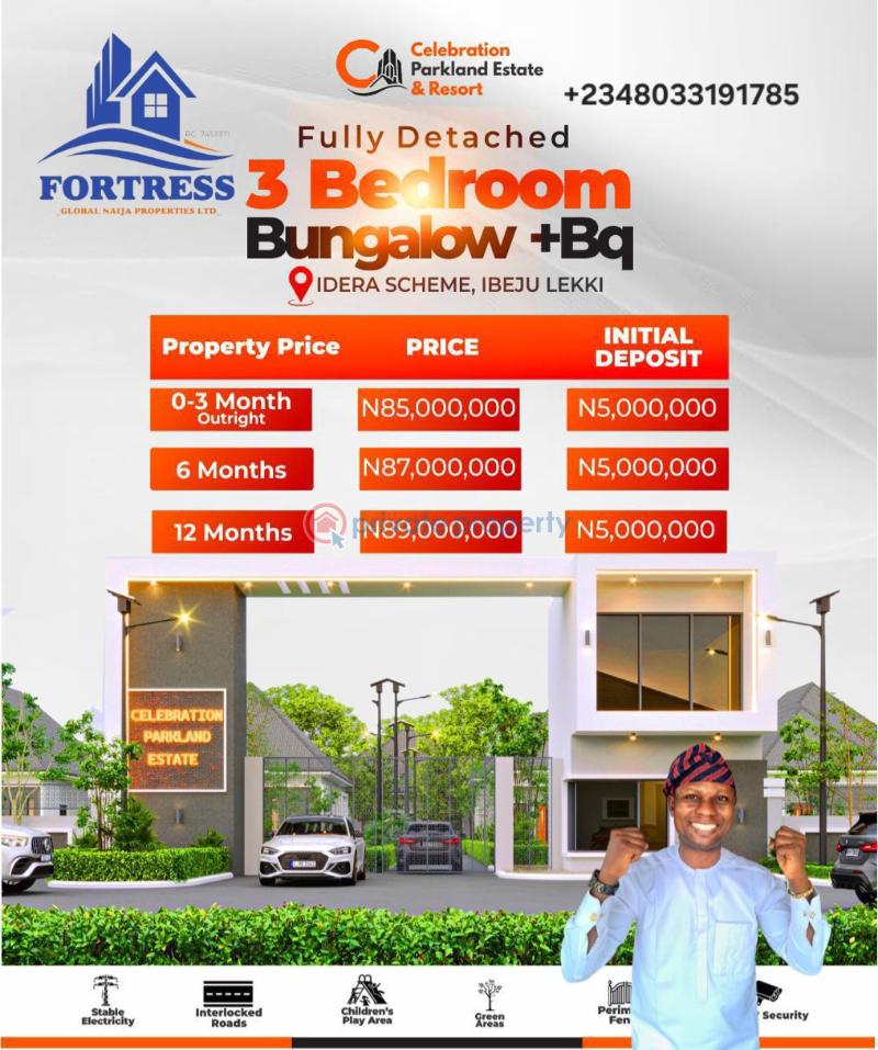 3 bedroom Detached Bungalow For Sale Idera Scheme Eleko Eleko Ibeju-Lekki Lagos - 13