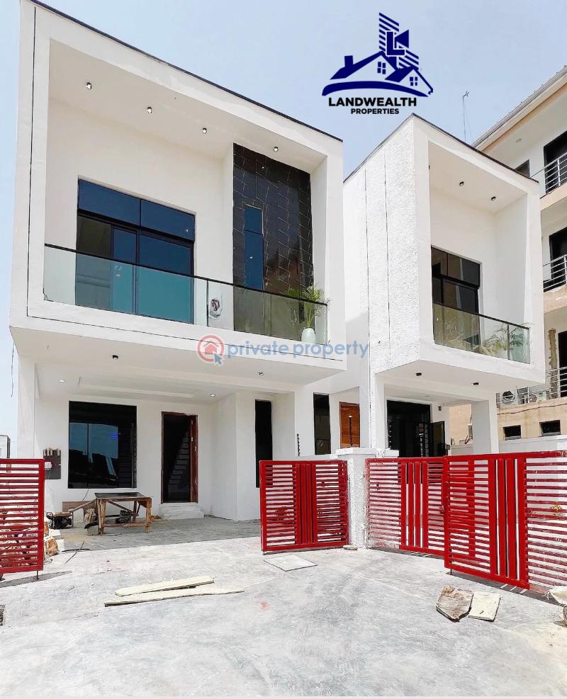 Tastefully 4 bedroom detached duplex with bq - 0 4 bedroom Semi detached Duplex For Sale Secure Estate At Chevron Lekki Ikota Lekki Lagos - 0