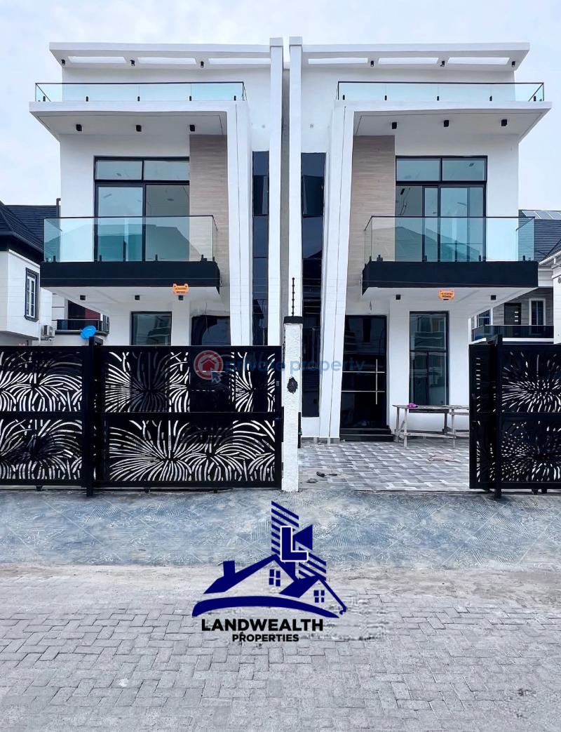 Tastefully 4 bedroom semi-detached duplex with bq - 0 4 bedroom Semi detached Duplex For Sale Secure Estate At Orchid Lekki Along Lekki Expressway Lagos - 0