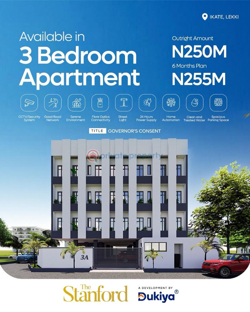3 bedroom Self Contain For Sale Stanford Estate By Dukiya Ikate Elegushi Lekki Lagos - 0