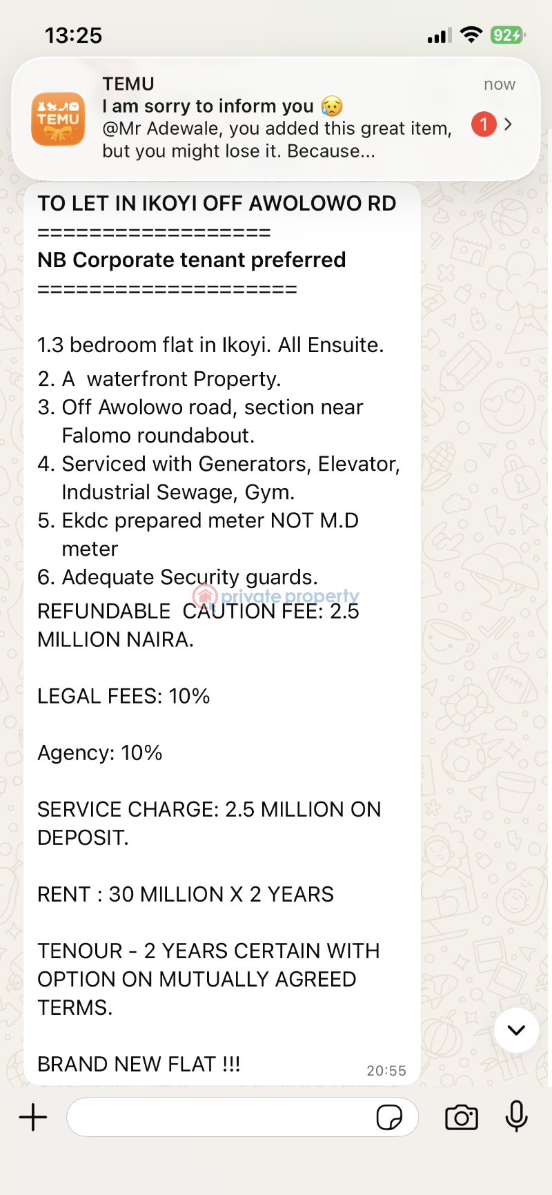 3 bedroom Flat & Apartment For Rent Off Awolowo Road Awolowo Road Ikoyi Lagos