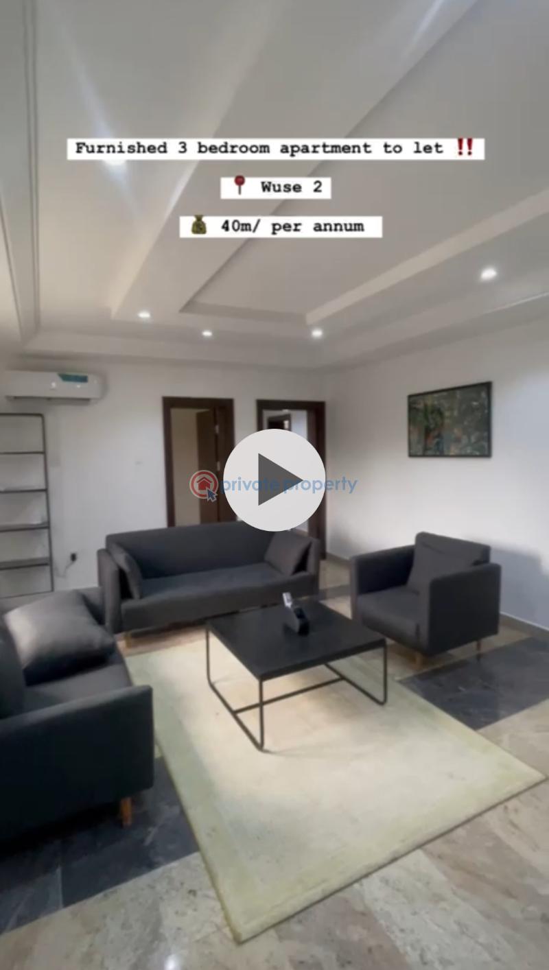 3 bedroom Block Of Flats For Rent Wuse II Abuja Phase 1 