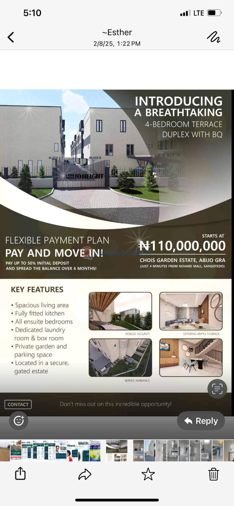 4 bedroom Terraced Duplex For Sale Abijo Ajah Lagos