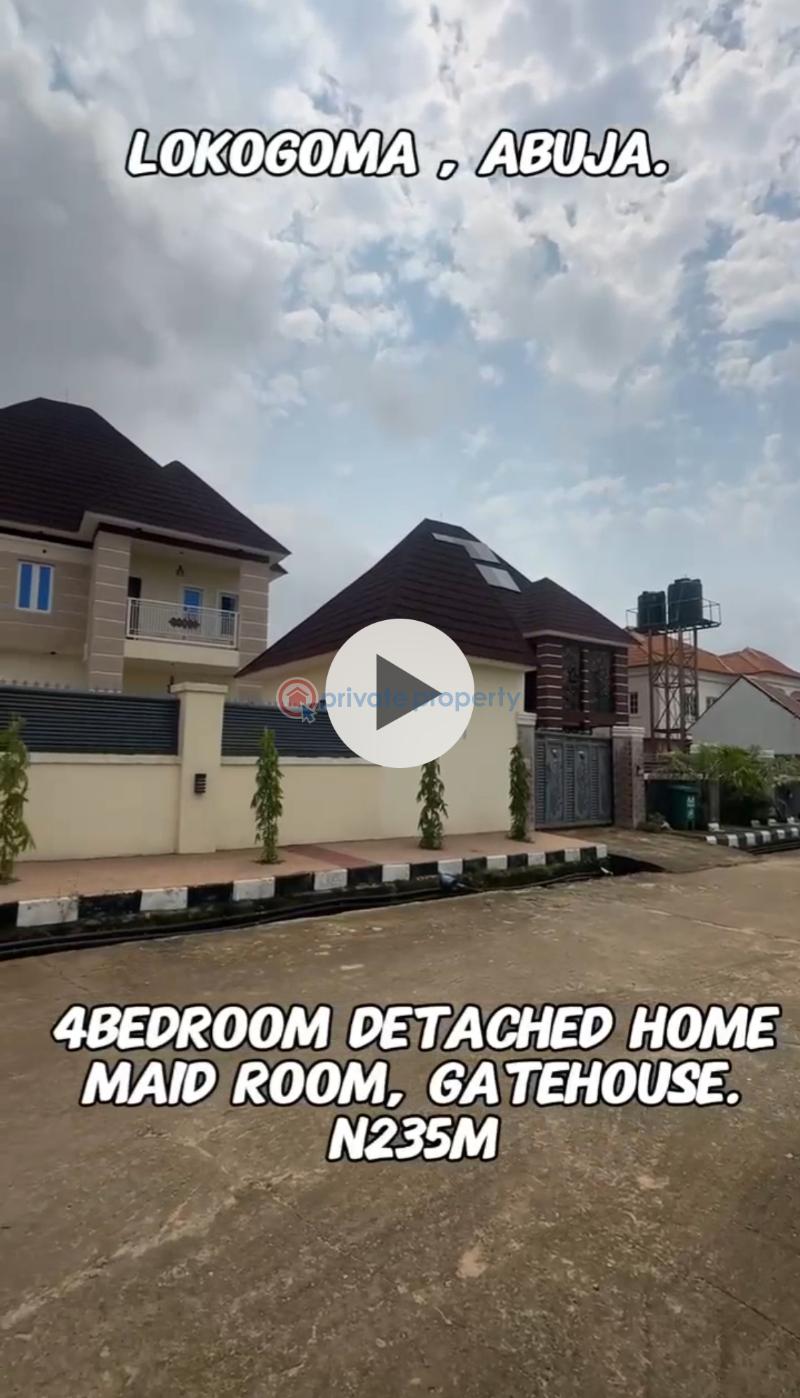 4 bedroom Detached Duplex For Sale Lokogoma Abuja Phase 2 
