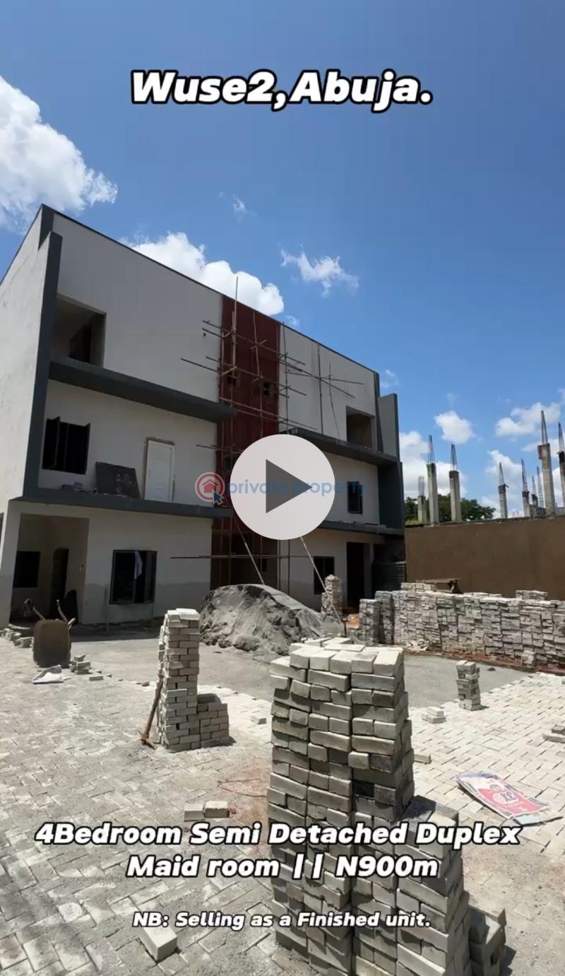4 bedroom Detached Duplex For Sale Wuse II Abuja Phase 1 