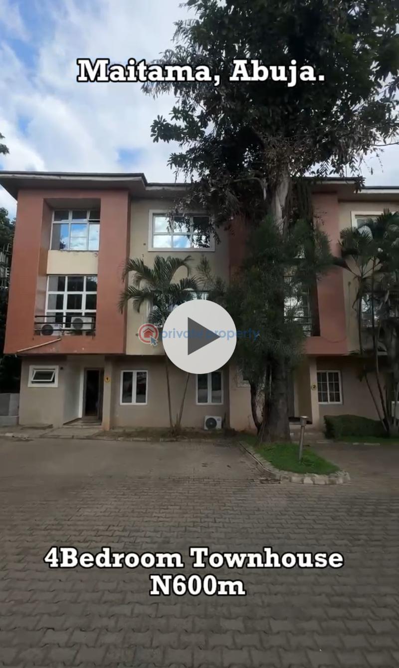 4 bedroom Terraced Duplex For Sale Maitama Abuja Phase 1 