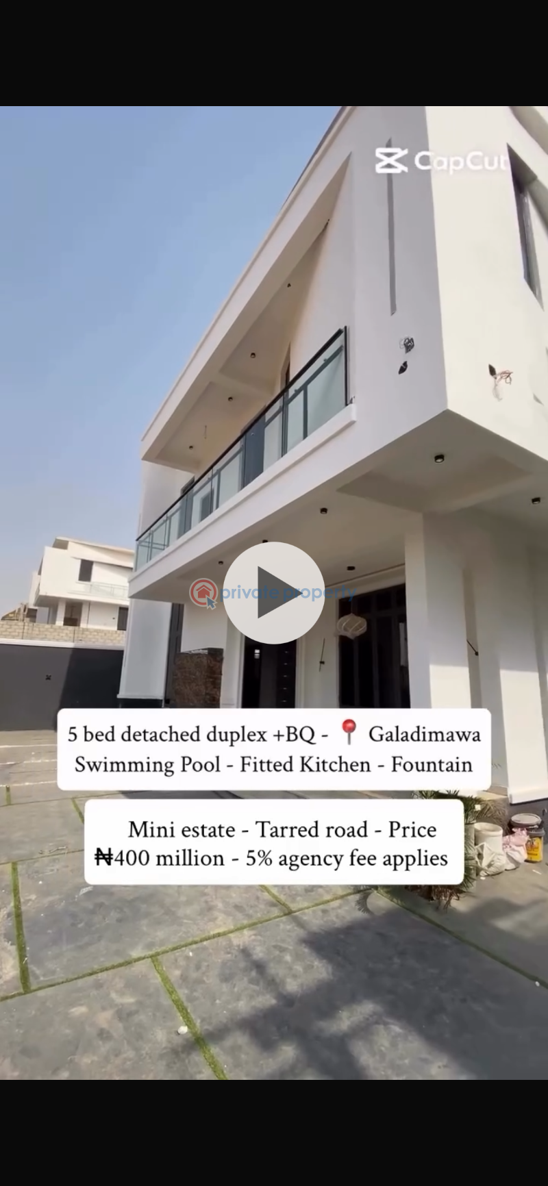 5 bedroom Detached Duplex For Sale Galadimawa Abuja Phase 3 
