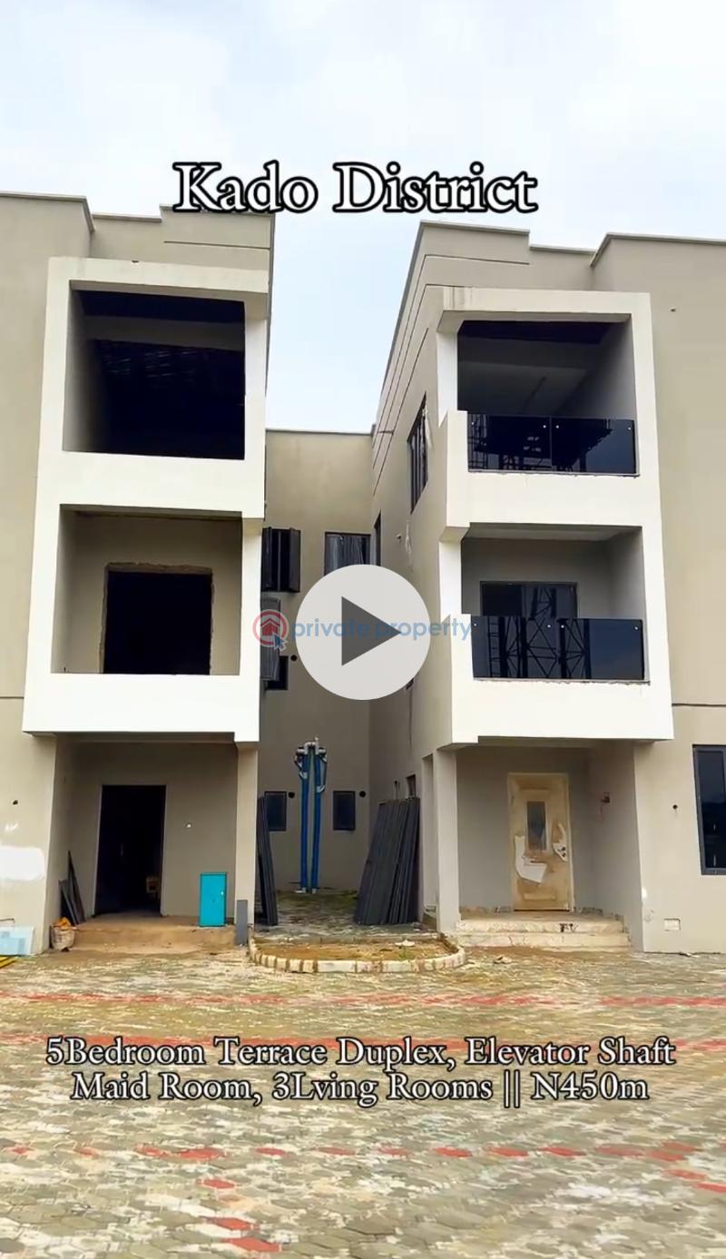 5 bedroom Terraced Duplex For Sale Kado Abuja Phase 2 