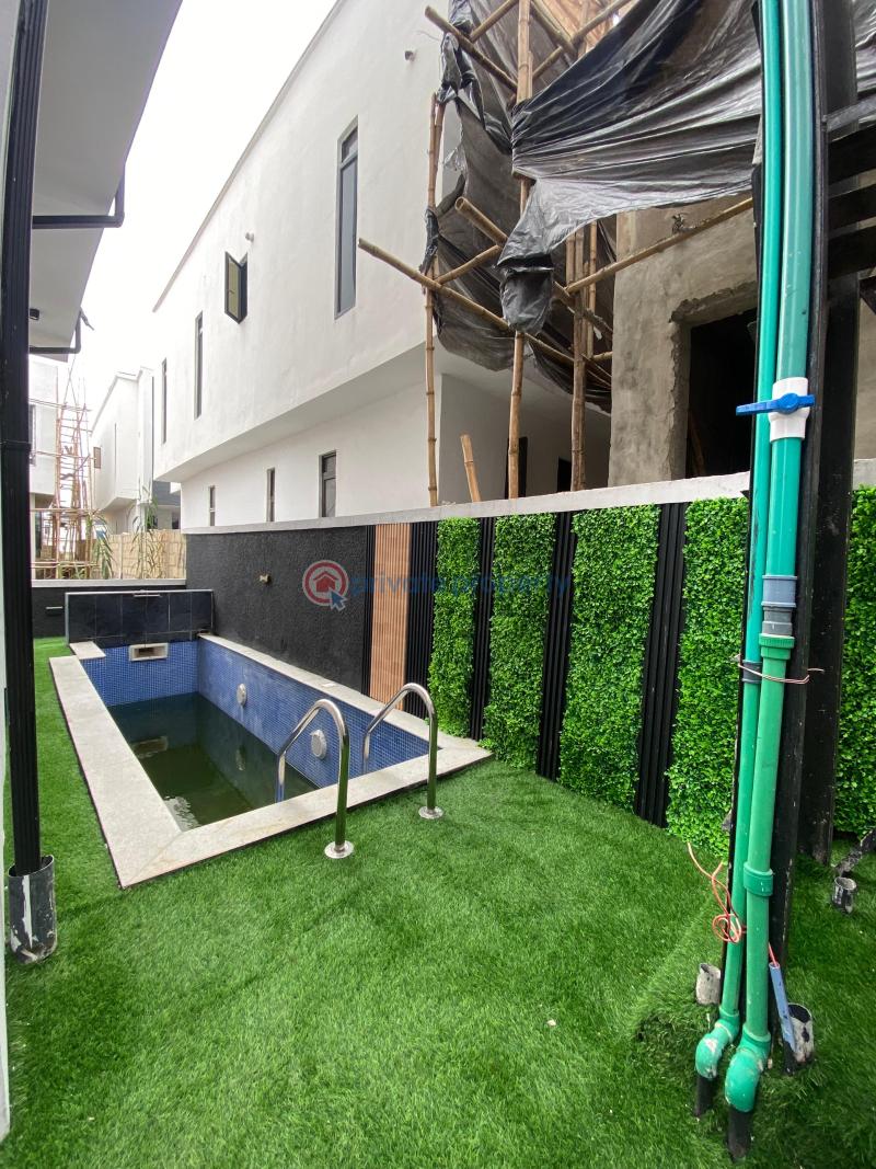 Tastefully built luxury 5 bedroom fully detached duplex with pool bq and cinema - 2 5 bedroom Duplex For Sale Ikota Lekki Lagos - 2