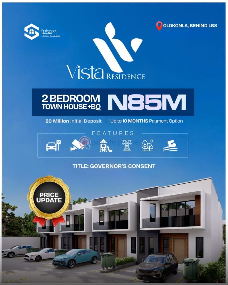 2 bedroom Terraced Duplex For Sale Vista Residence, Sangotedo Ajah Lagos - 2
