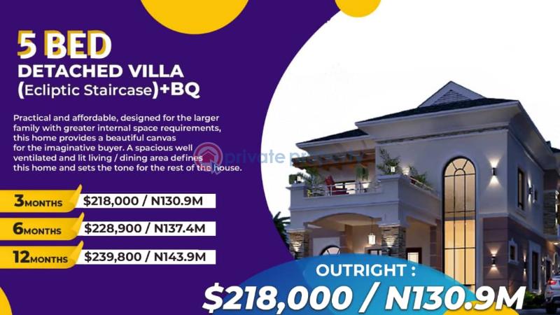 5 bedroom Duplex For Sale Amen Estate Eleko Beach Road Lagos Ibeju-Lekki Lagos - 3