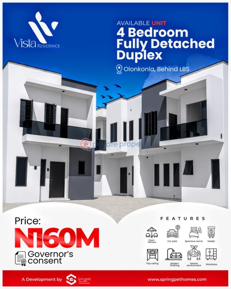 3 bedroom Detached Duplex For Sale Sangotedo Lbs Sangotedo Ajah Lagos - 0
