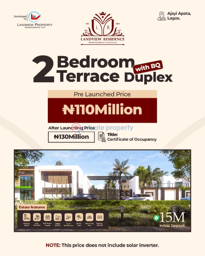 4 bedroom Duplex For Sale Landview Residence Ajayi Apata Sangotedo Lagos Sangotedo Ajah Lagos - 2