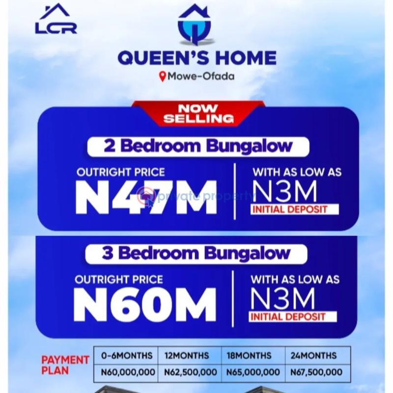 3 bedroom Detached Bungalow For Sale Queen's Hones Inside Queen's Park Estate Mowe Ofada Ogun State Ofada Ogun area  - 8