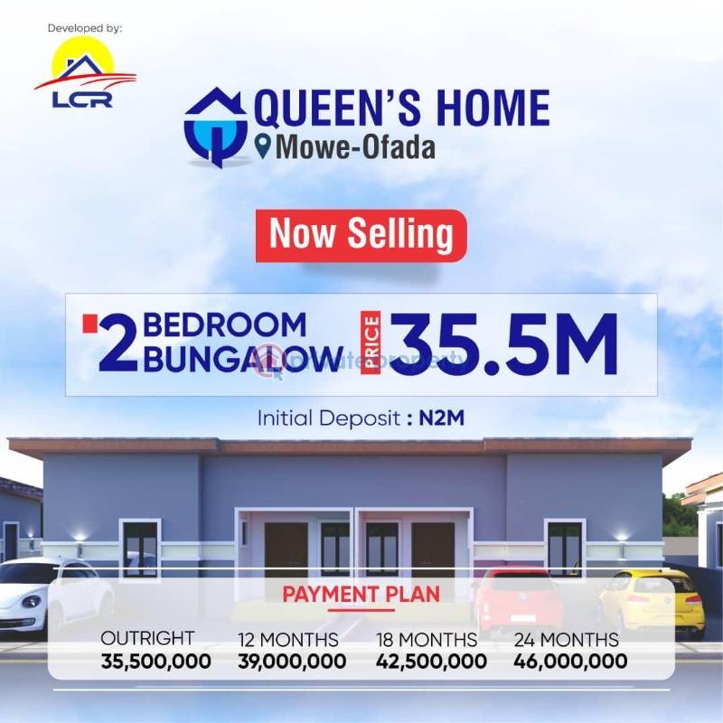2 bedroom Terraced Bungalow For Sale Queen's Home,mowe Ofada, Mowe Ogun area 