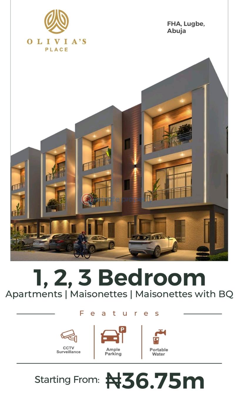 2 bedroom Block Of Flats For Sale Olivia's Place, Fha Lugbe Abuja Phase 4  - 6