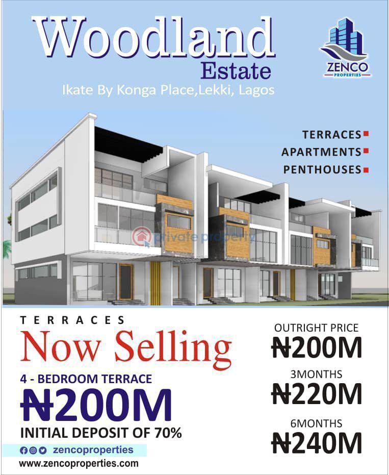 2 bedroom Block Of Flats For Sale Woodland Estate, By Konga Ikate Elegushi Lekki Lagos - 4