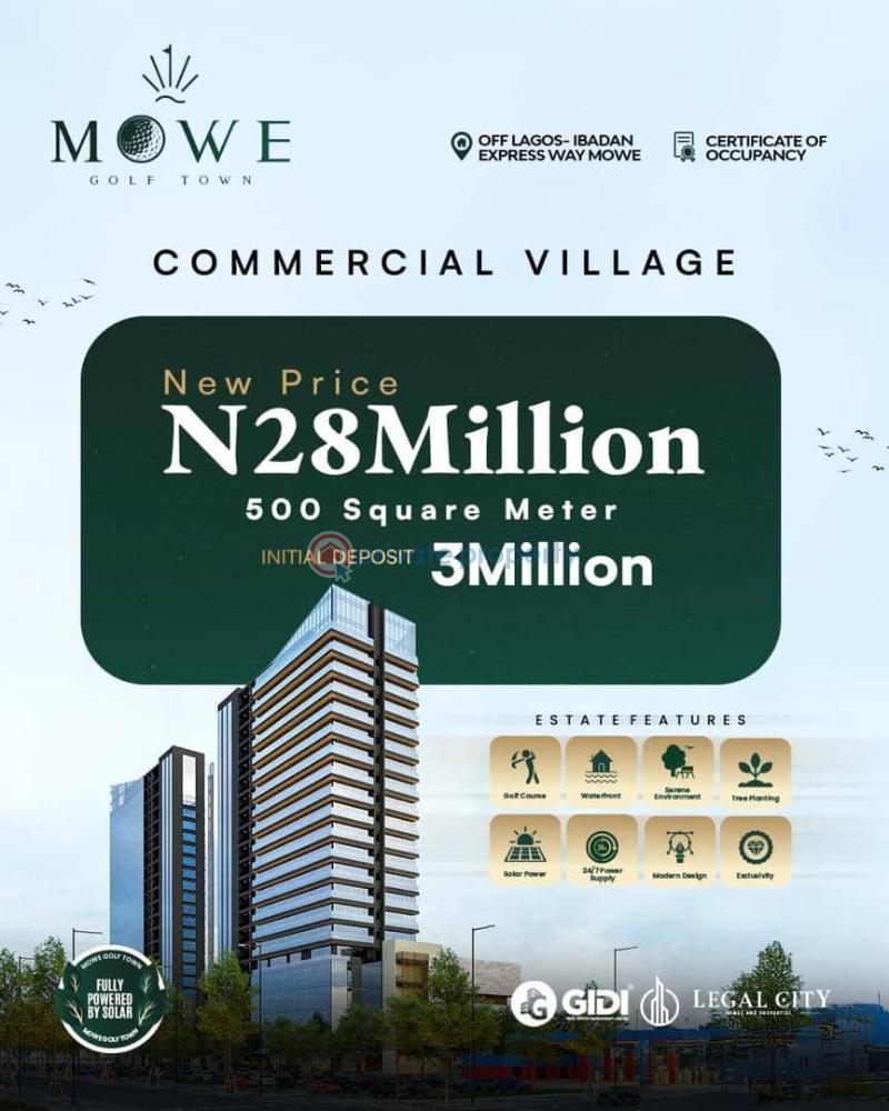 3 bedroom Detached Bungalow For Sale Mowe Golf Town Located Off Lagos Ibadan Expressway, Mowe Very Close To Christopher University, Punch Newspaper, C Way Foods And Beverages, Rccg Camp , Ogun Gas Nigeria Limited, Deeper Life, Tribune Newspaper, 7 Up, Lagos Ogun Toll Gate And Ikeja Train Lagos Extension Ogun - 9