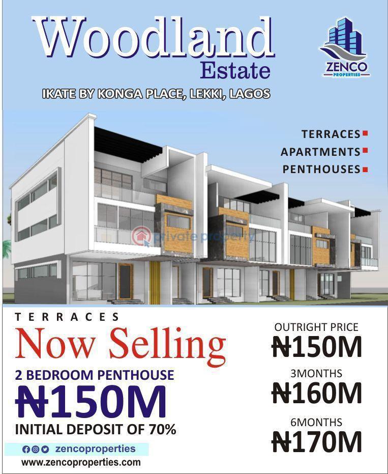 3 bedroom Block Of Flats For Sale Woodland Estate, By Konga Ikate Elegushi Lekki Lagos - 3