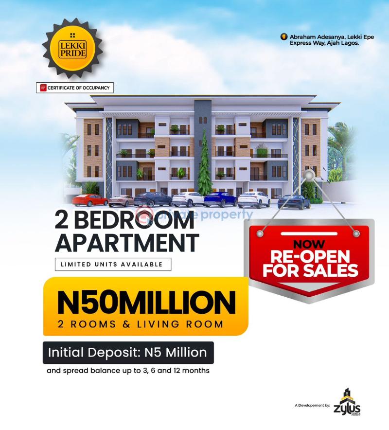 3 bedroom Block Of Flats For Sale Abraham Adesanya Ogombo Ajah Lagos - 2