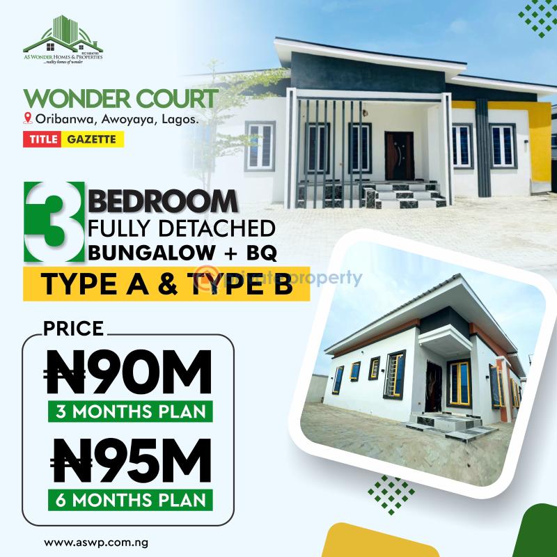 3 bedroom Detached Bungalow For Sale Wonder Court, Oribanwa Ibeju-Lekki Lagos - 5