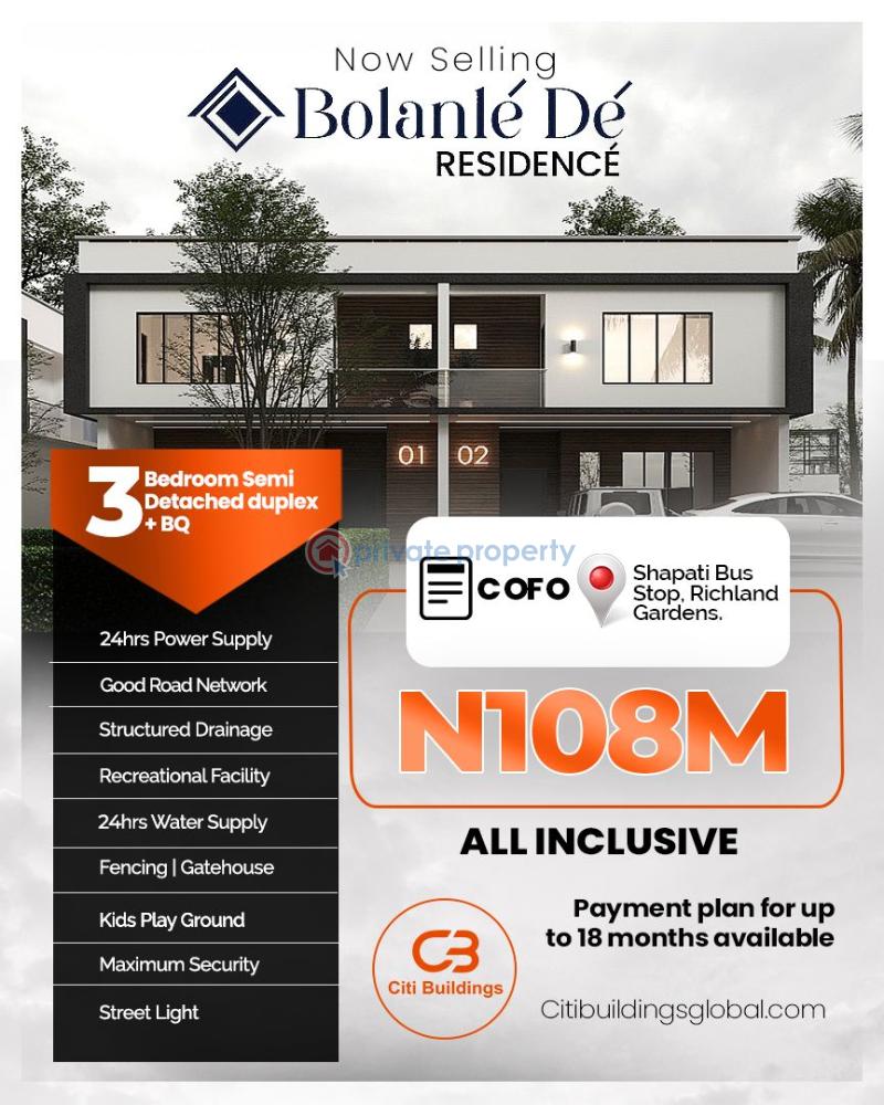 3 bedroom Terraced Duplex For Sale Bolanle Residence, Bogije Shapatti Eleko Ibeju-Lekki Lagos - 2