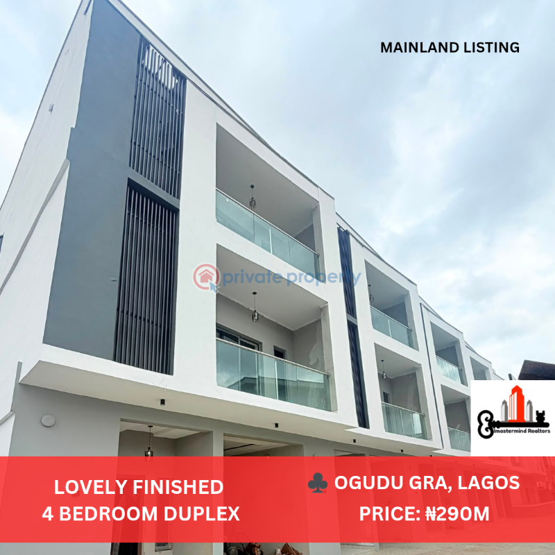4 bedroom Duplex For Sale Ogudu GRA Lagos - 1